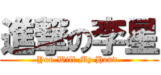 進撃の李星 (You Will My Hand.)