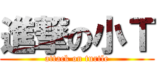 進撃の小Ｔ (attack on turtle)