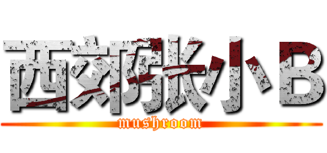 西郊张小Ｂ (mushroom)