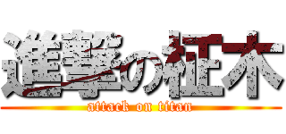 進撃の柾木 (attack on titan)