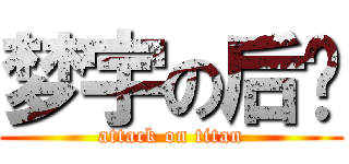 梦宇の后宫 (attack on titan)