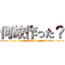 何故作った？ (Why?)