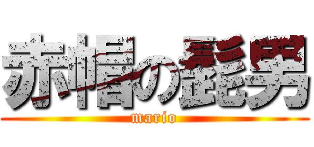 赤帽の髭男 (mario)