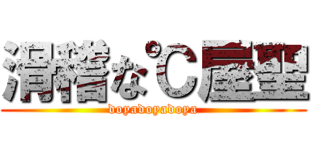 滑稽な℃屋聖 (doyadoyadoya)