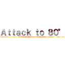 Ａｔｔａｃｋ ｔｏ ８０° (Strike report y La reseña de Tsyy)