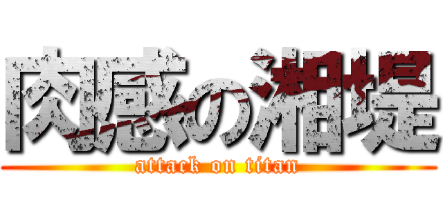 肉感の湘堤 (attack on titan)