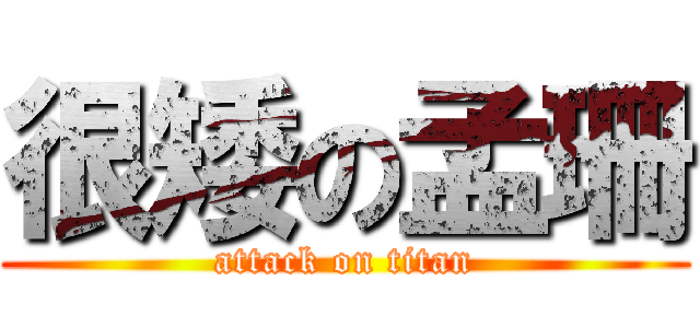 很矮の孟珊 (attack on titan)