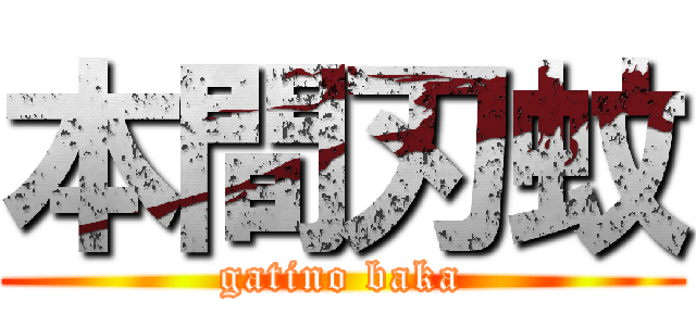 本間刃蚊 (gatino baka)