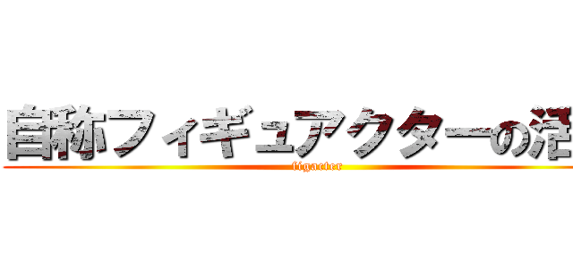 自称フィギュアクターの活動 (figacter)