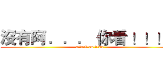 沒有阿 ．．． 你看 ！！！！ (attack on titan)