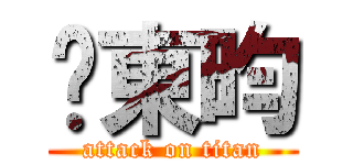 吳東昀 (attack on titan)