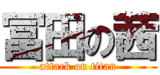 冨田の茜 (attack on titan)