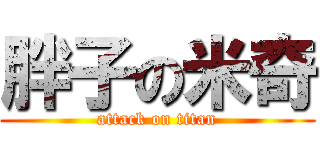 胖子の米奇 (attack on titan)