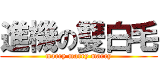 進機の雙白毛 (marry marry marry)