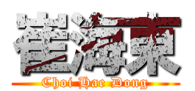 崔海東 (Choi Hae Dong)