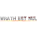 ＷＲＡＴＨ ＥＳＴ ＮＵＬ (DORYLEE 2020)