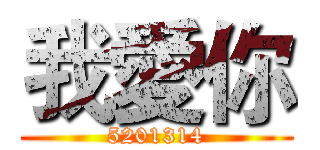 我愛你 (5201314)