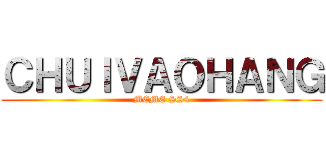 ＣＨＵＩＶＡＯＨＡＮＧ (MEME SS4)