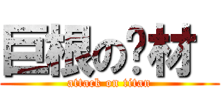 巨根の药材  (attack on titan)