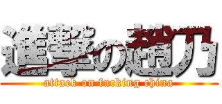 進撃の趙乃 (attack on fucking china)