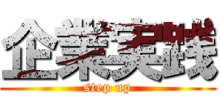 企業実践 (step up)