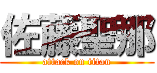 佐藤聖那 (attack on titan)