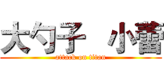 大勺子   小蕾 (attack on titan)