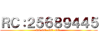 ＲＣ：２５６８９４４５ (RC GO~GO~GO~)