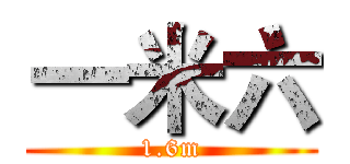 一米六 (1.6m)