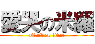 愛哭の米羅 (attack on titan)