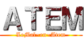ＡＴＥＭ (LeMal~en~Atem)
