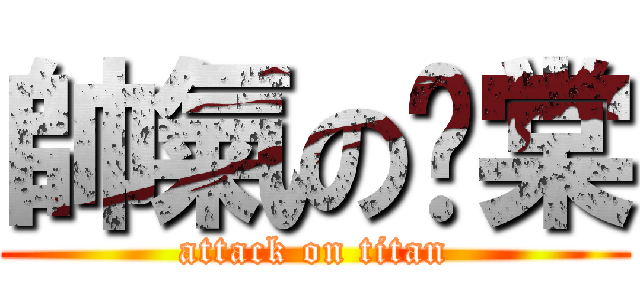 帥氣の彥棠 (attack on titan)