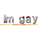 ｉｍ ｇａｙ (not really)