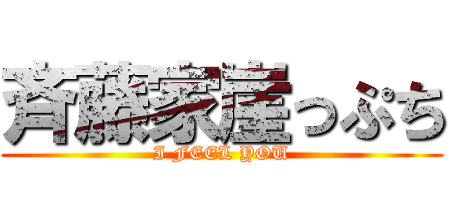 斉藤家崖っぷち (I FEEL YOU)