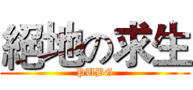 絕地の求生 (PUBG)