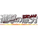 進撃の疲労 (attack on tired)