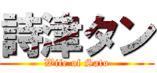 詩津タン (Wife of Sato)