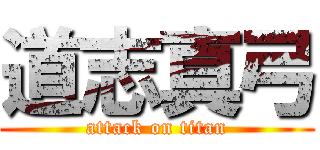 道志真弓 (attack on titan)