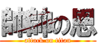 帥帥の恩 (attack on titan)