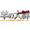 羊の大群 (horde of sheep)