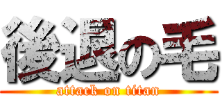 後退の毛 (attack on titan)