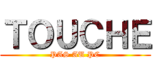 ＴＯＵＣＨＥ (PAS AU PC)