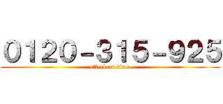 ０１２０－３１５－９２５ (attack on titan)