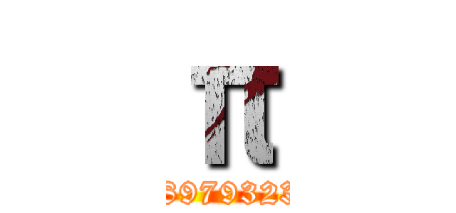 π (3.14159265358979323846264338...)