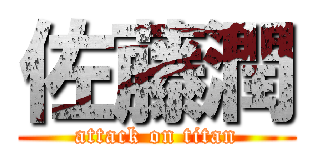 佐藤潤 (attack on titan)