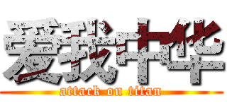 爱我中华 (attack on titan)