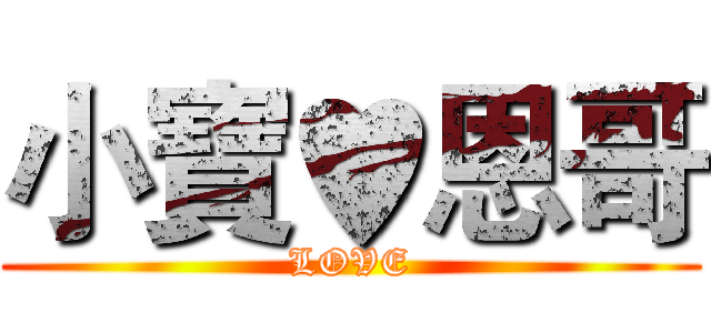 小寶♥恩哥 (LOVE)