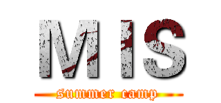 ＭＩＳ (summer camp)