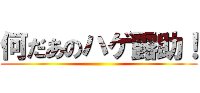 何だあのハゲ露助！ ()