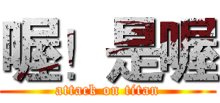 喔！是喔 (attack on titan)